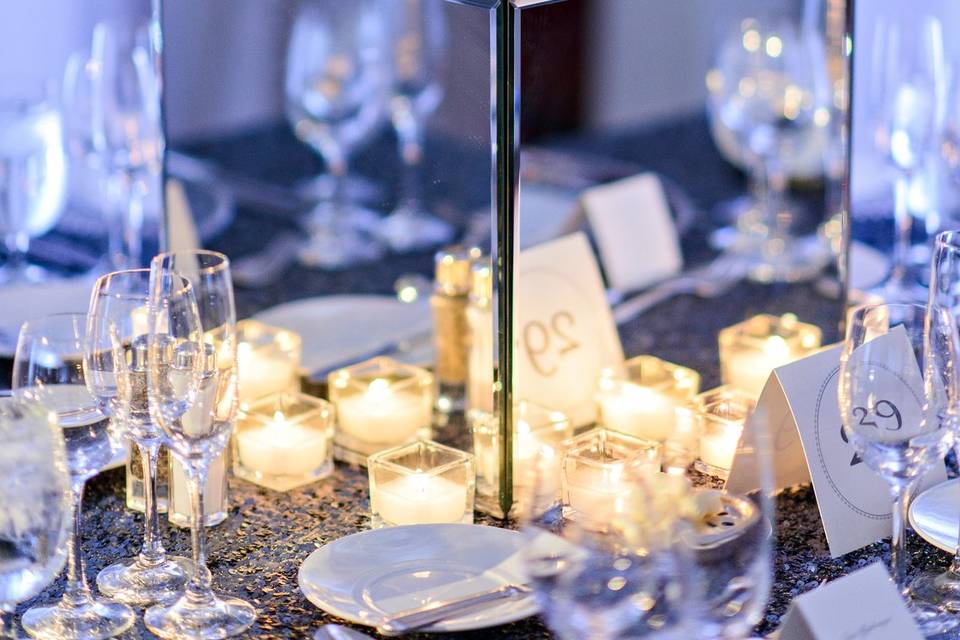 Reception decor