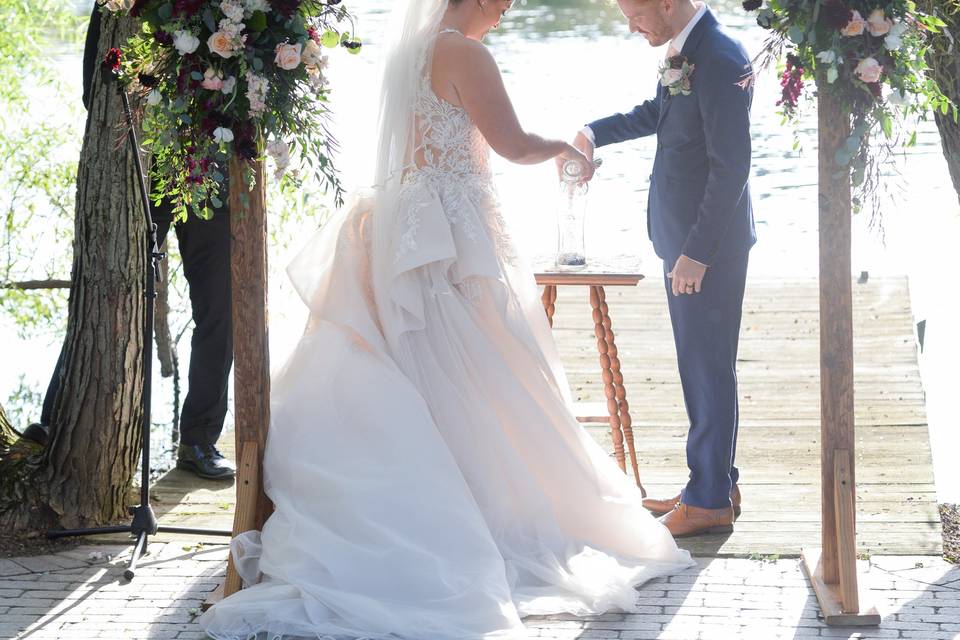 Ceremony backdrop