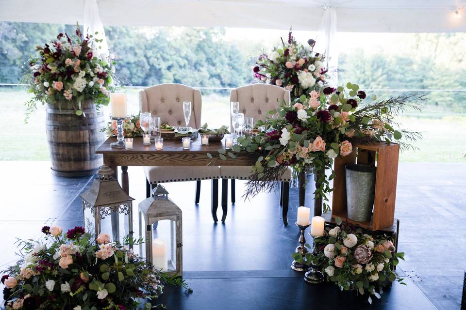 Sweetheart table