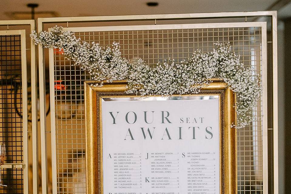 Reception Decor