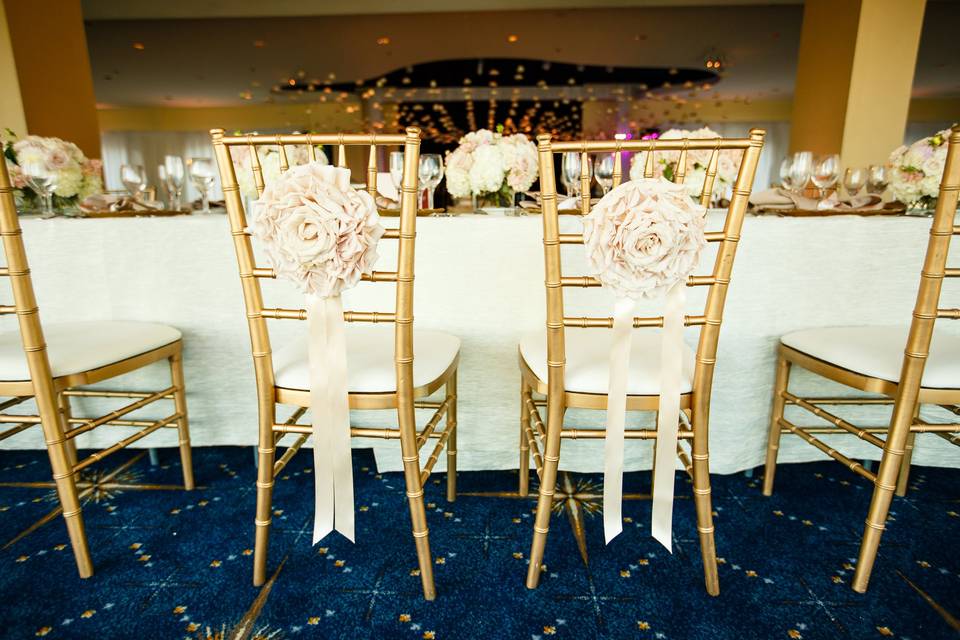 Bride/groom chairs