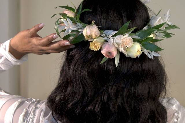 Delicate, dreamy floral crown