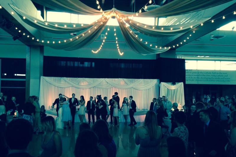 Wedding dance party