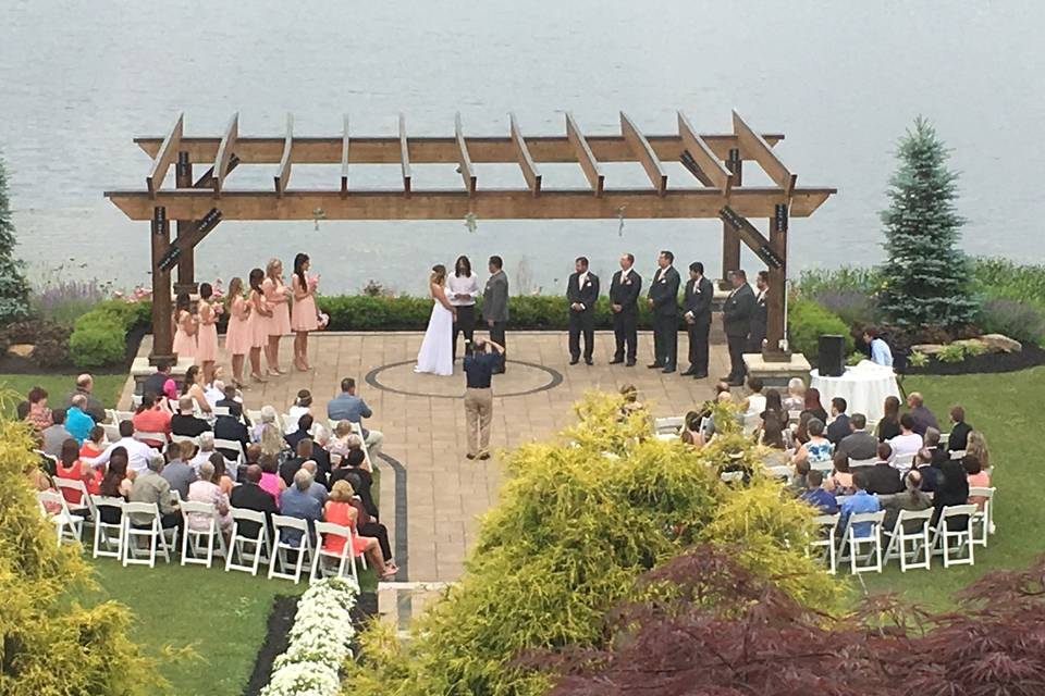 Waterfront wedding