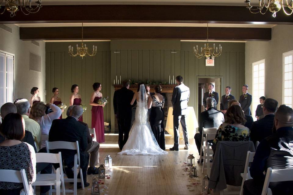 Indoor wedding