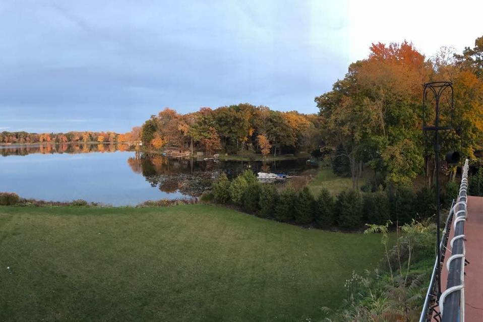 View of the lake