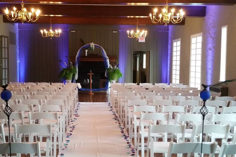 Ceremony uplighting