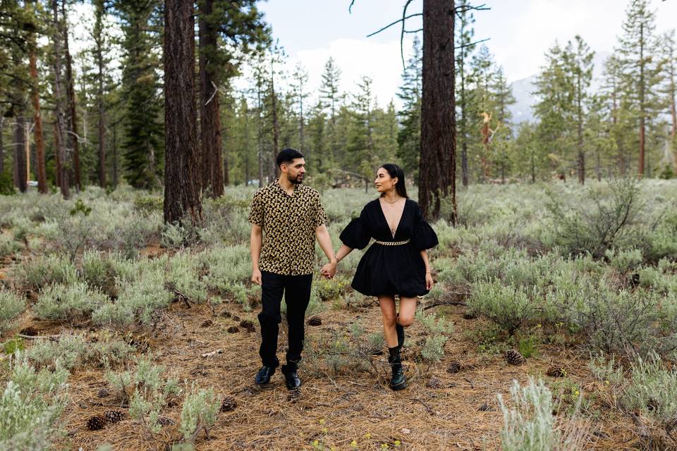 Lake Tahoe couples session