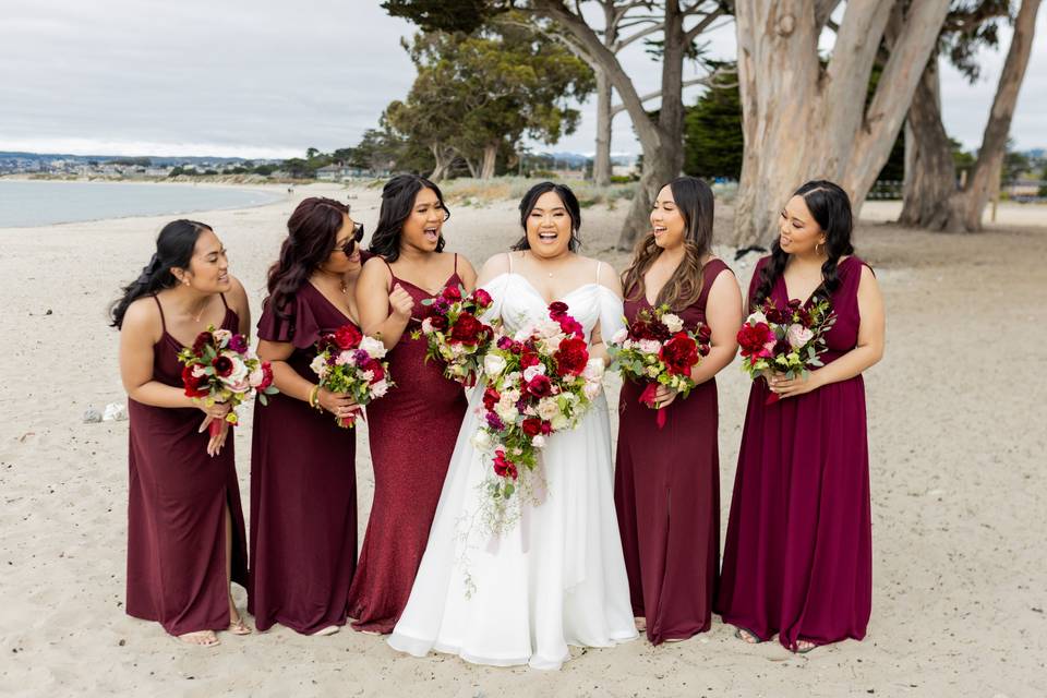 Lian and her bridesmaid