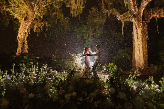 Dancing in the rain!