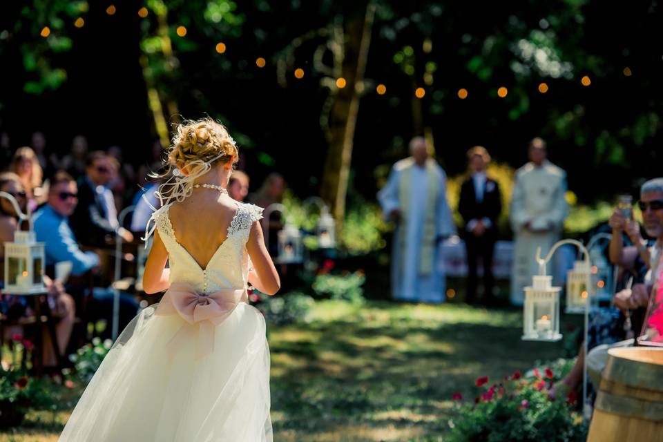 Walking down the aisle