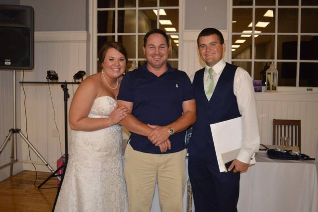 Happy Couple with our DJ