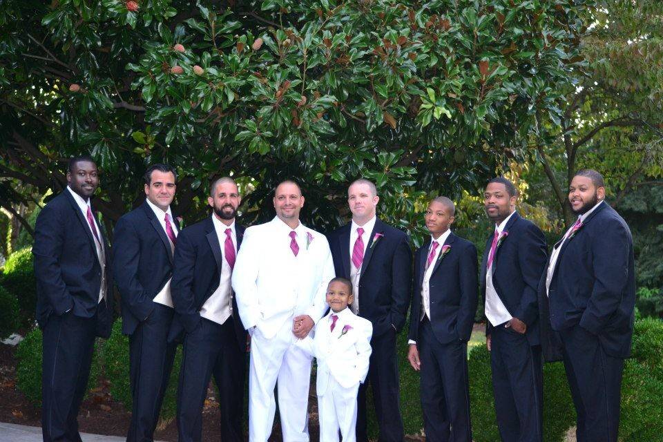 Groom and groomsmen