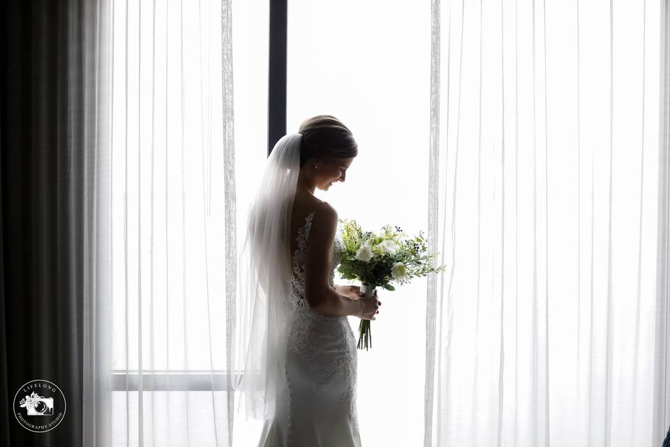 Bride in Ready Room