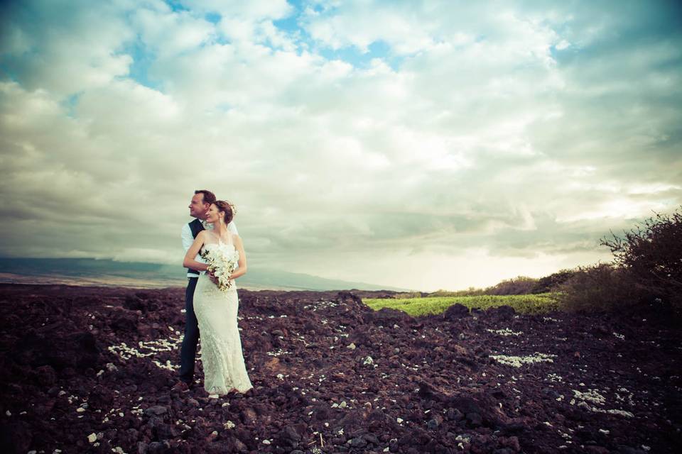 Beautiful beach wedding in Hawaii