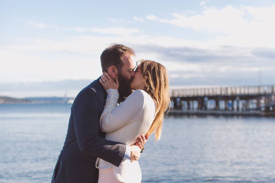 Port Townsend courthouse elopement