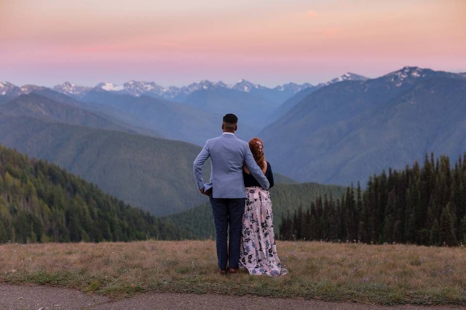 Hurricane Ridge elopement