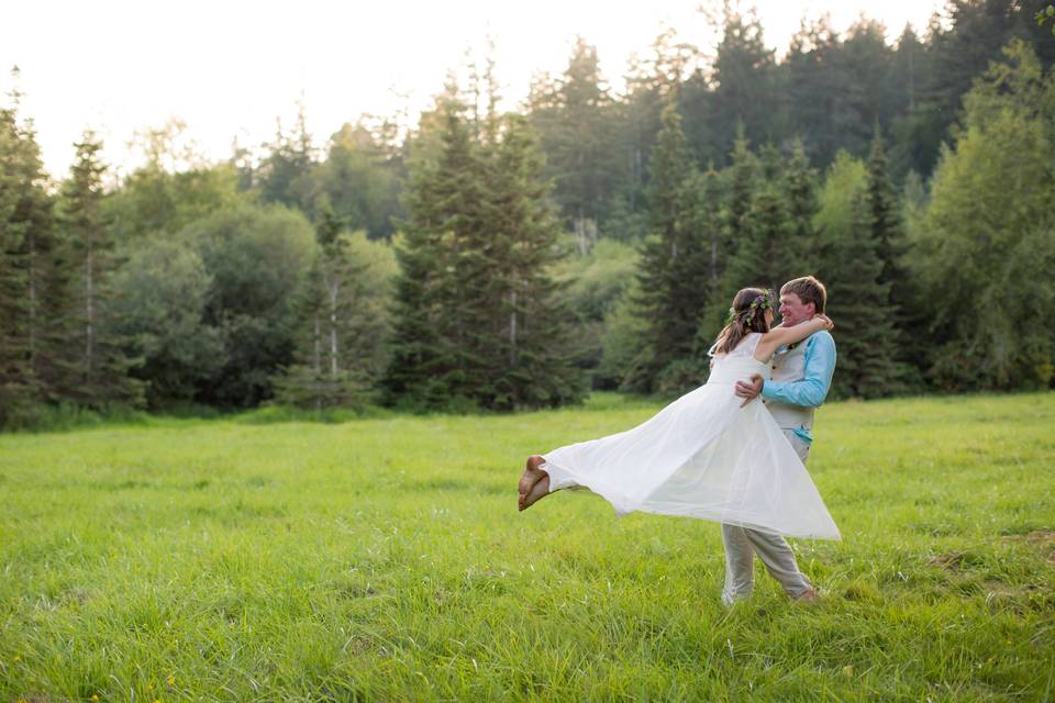 Camping wedding