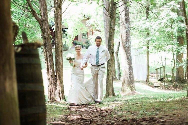 Wedding in the woods