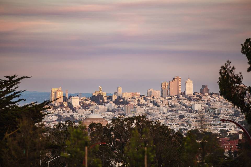 View of San Francisco skyline