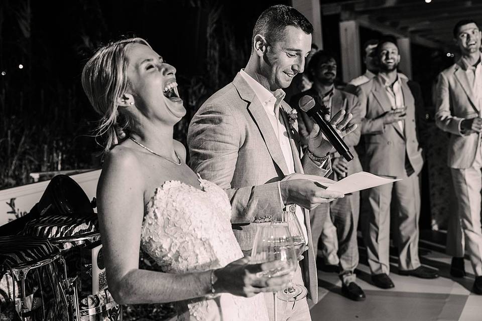 Groom Giving Toast