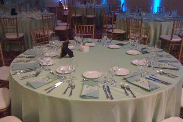 Table cloths rentals Elegant Event Rentals