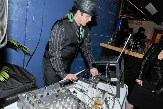 DJing a New Year in Carmel.