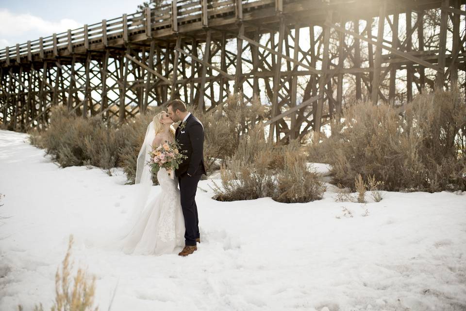 Couple kissing