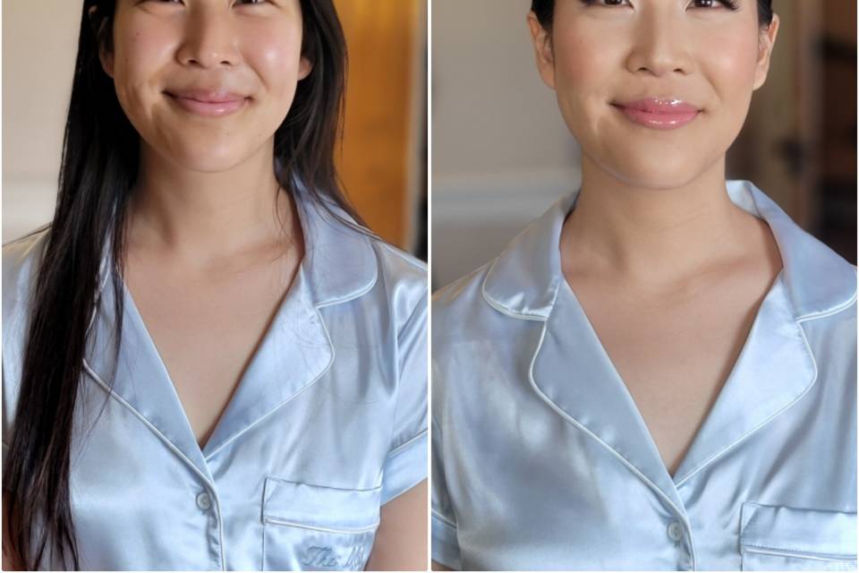 Bridal beauty glow up