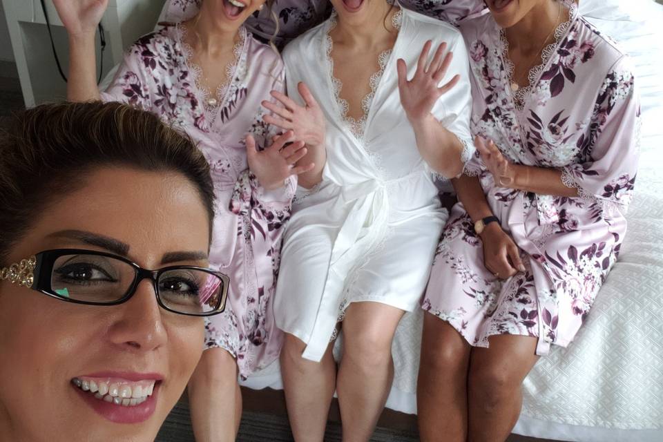 Bridal makeup artists