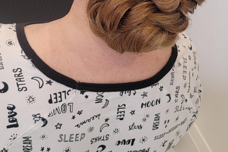 Classic Mother of  Bridal Updo