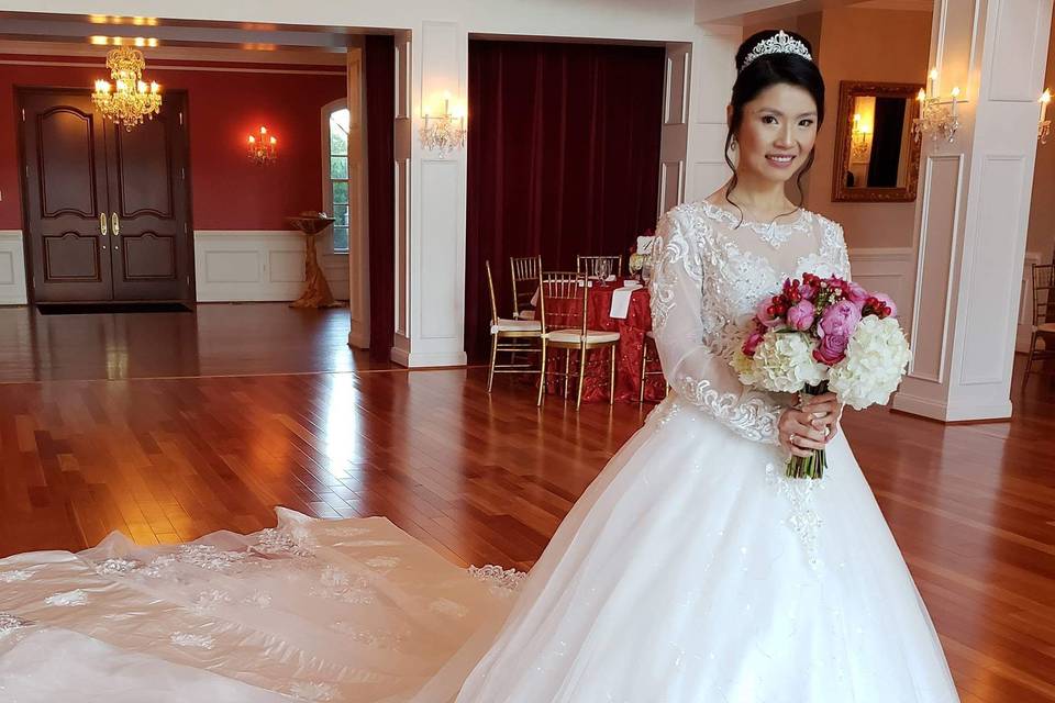 Asian bride makeup and hair