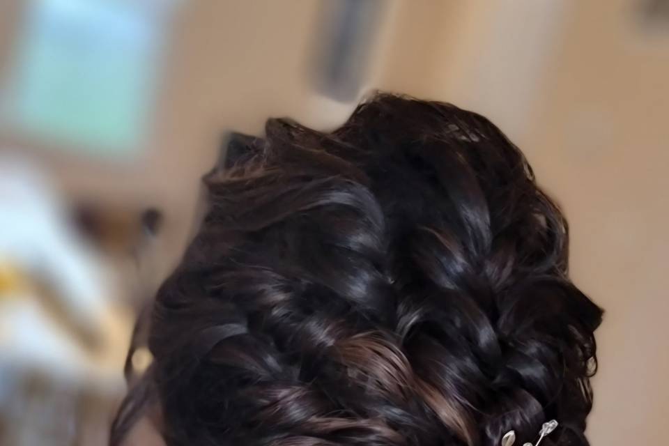Wedding updo
