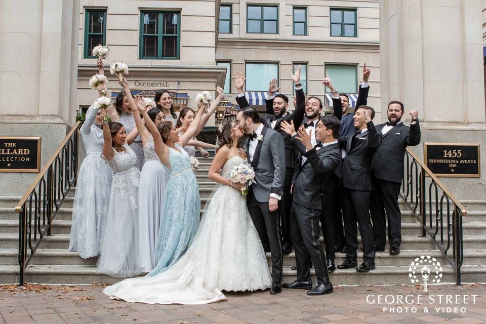 Bridal party's hair and makeup