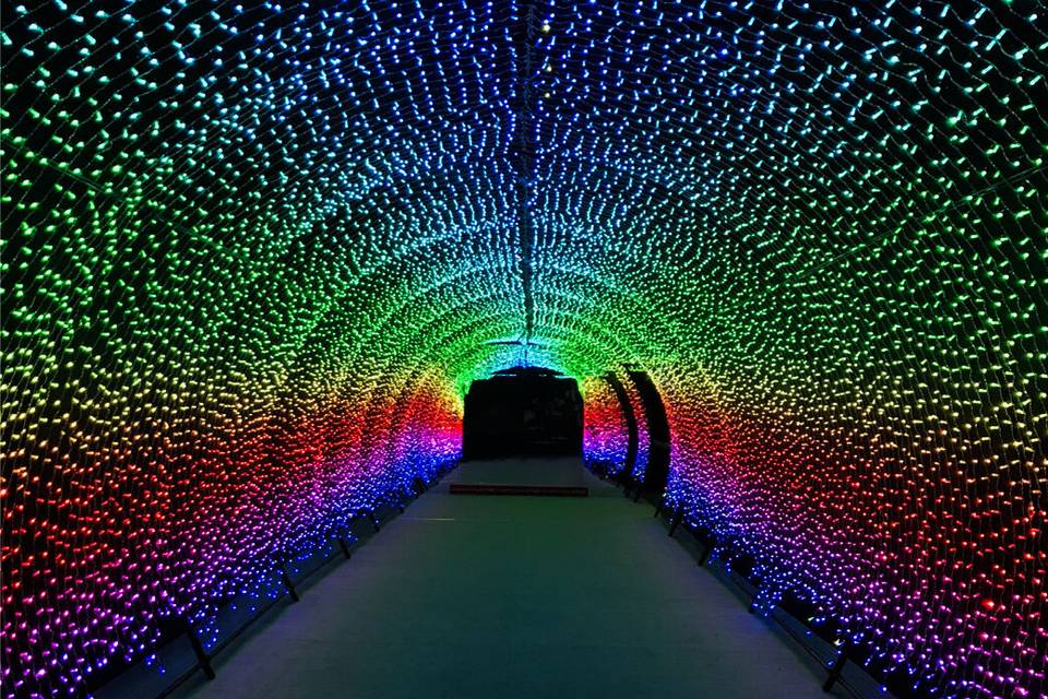 Rainbow tunnel