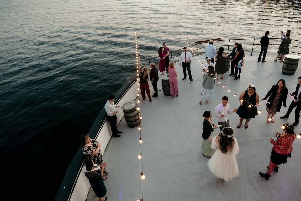 Seattle, WA Reception On Board