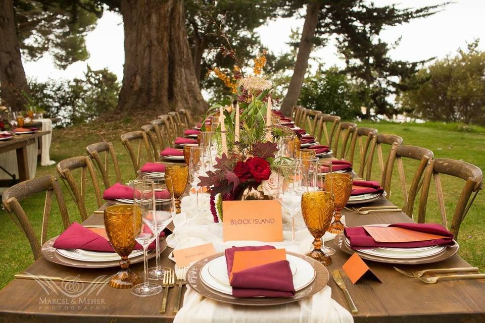 Wedding head table