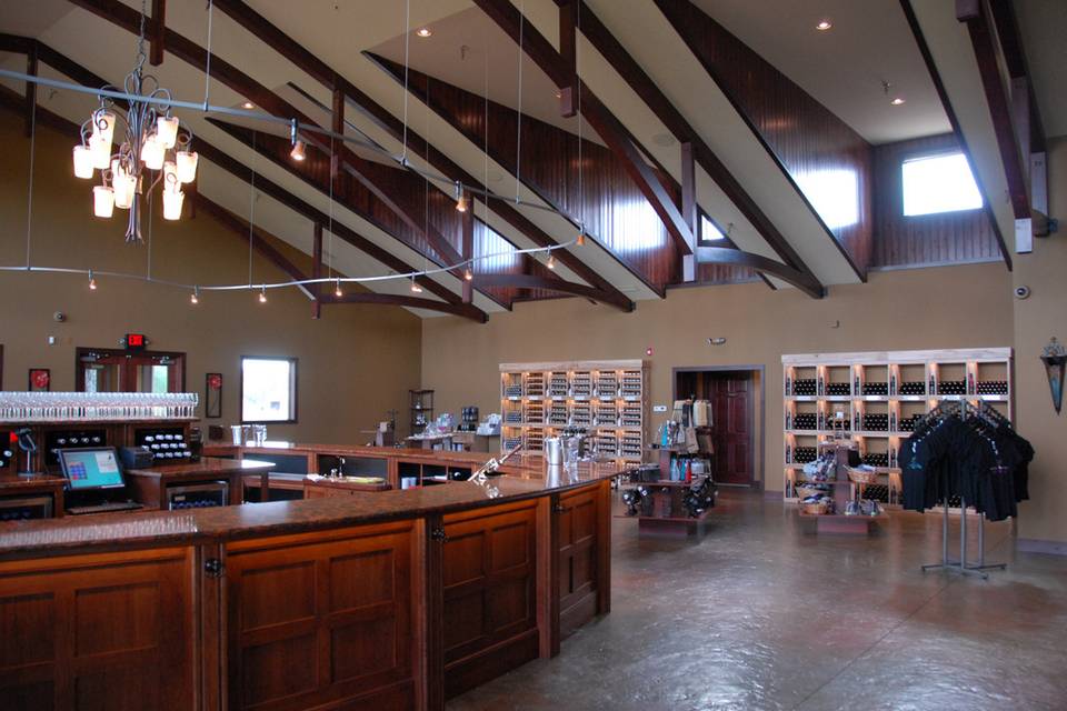 Another view of the tasting room.