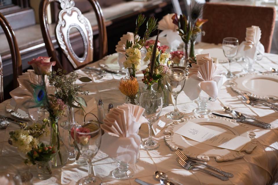 Vintage Inspired Centerpieces