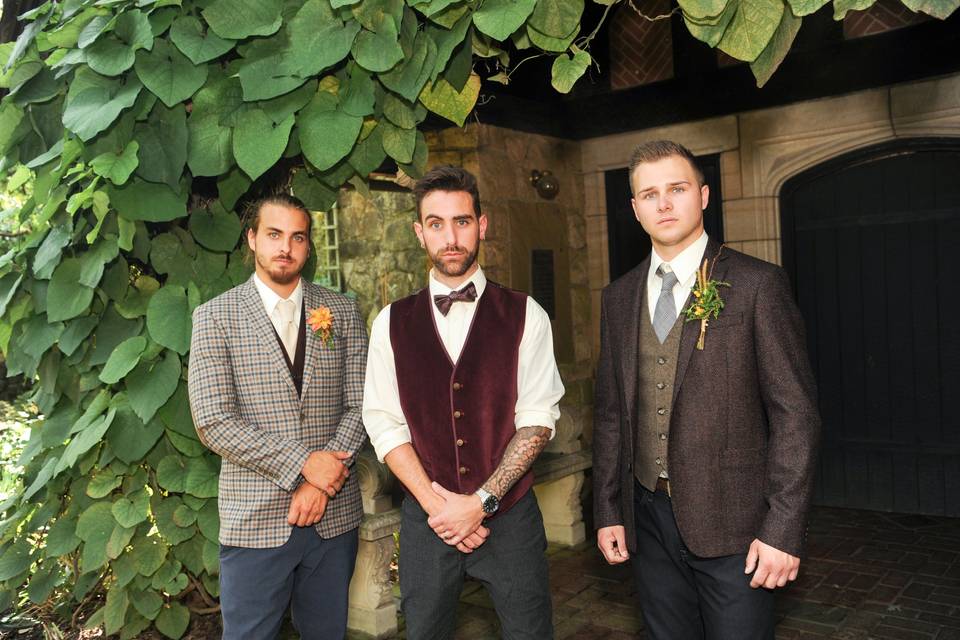 Trendy Groomsmen