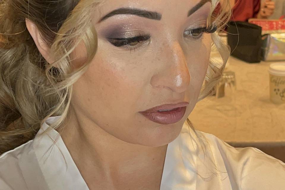 Bridal Makeup with Pink