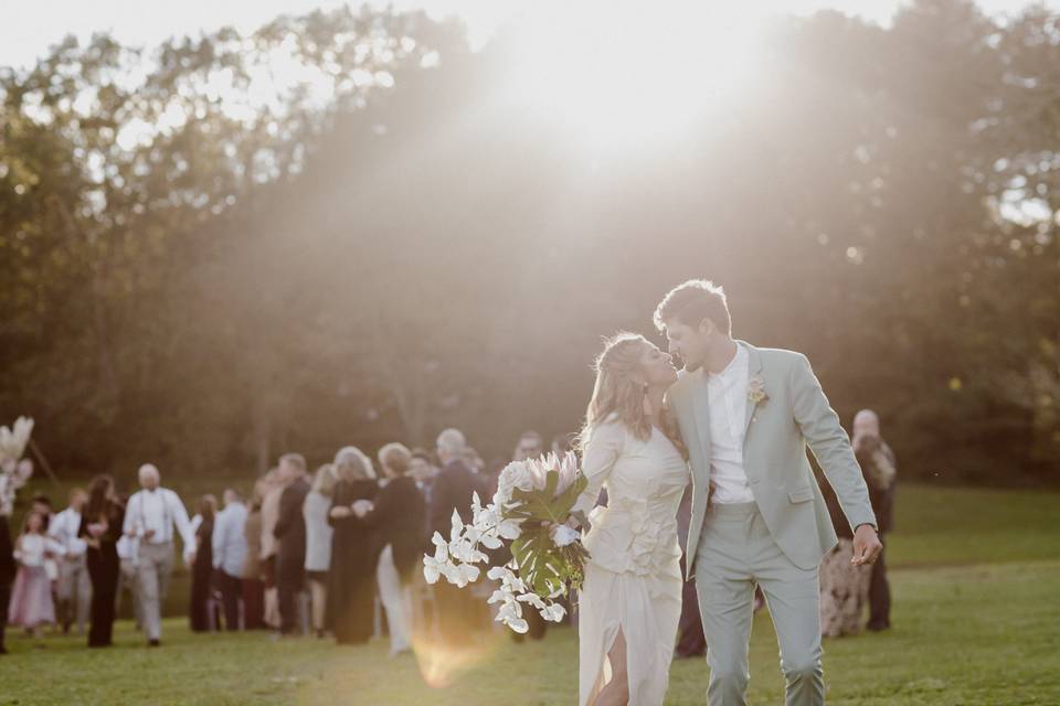 Modern wedding bouquet