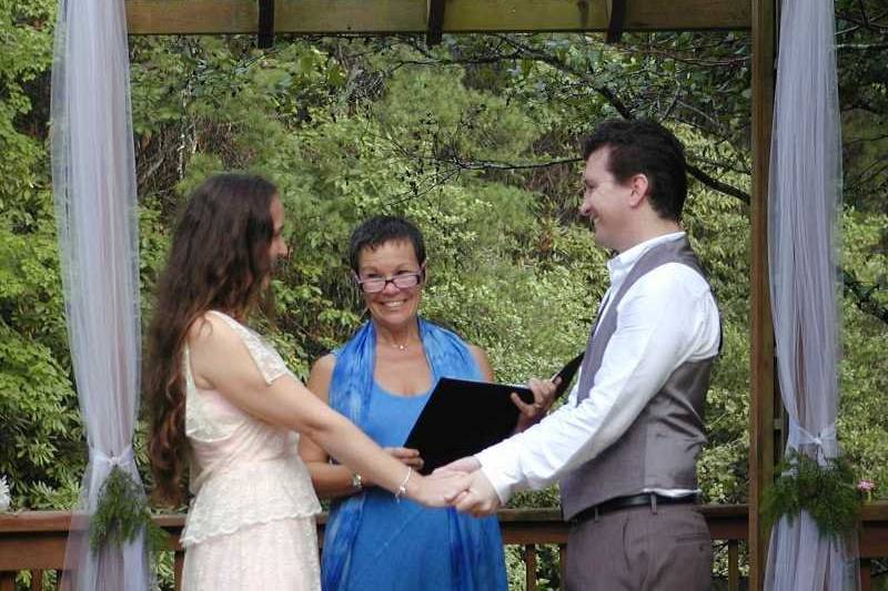 Rev. Kathy Jennings, Asheville Wedding Minister