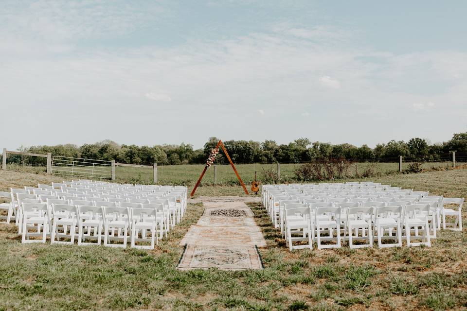 The lawn ceremony