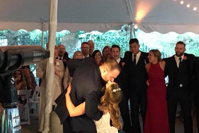 Couple kiss