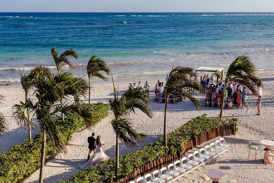 Beach wedding