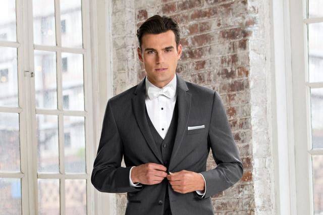 Michael korssteel grey sterling wedding suit style 391