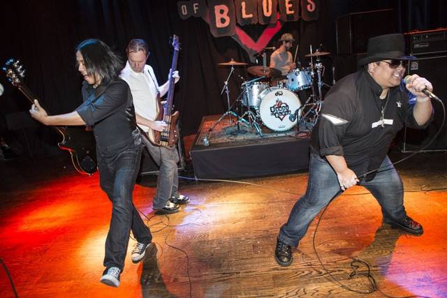 Live band performance