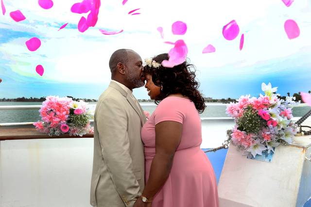 Rose petal celebration
