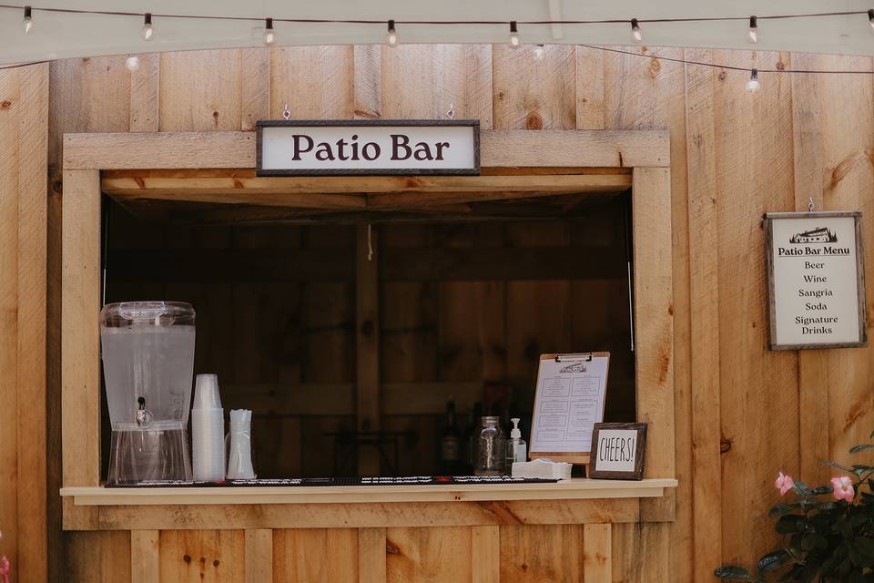 Patio Bar!